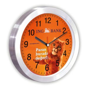 DUVAR SAATİ TURUNCU (25 CM) ST351184 TR DUVAR SAATİ TURUNCU (25 CM) ST351184 TR