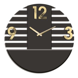 DUVAR SAATİ SİYAH-ALTIN (40 CM) ST351422 SA DUVAR SAATİ SİYAH-ALTIN (40 CM) ST351422 SA