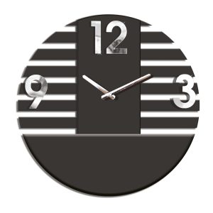 DUVAR SAATİ SİYAH-GÜMÜŞ (40 CM) ST351422 SG DUVAR SAATİ SİYAH-GÜMÜŞ (40 CM) ST351422 SG