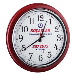 DUVAR SAATİ KIRMIZI (39 CM) ST353123 KR DUVAR SAATİ KIRMIZI (39 CM) ST353123 KR
