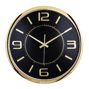 DUVAR SAATİ ALTIN-SİYAH (42 CM) ST353404 AS DUVAR SAATİ ALTIN-SİYAH (42 CM) ST353404 AS