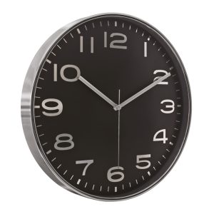 DUVAR SAATİ GÜMÜŞ-SİYAH (38 CM) ST353406 GS DUVAR SAATİ GÜMÜŞ-SİYAH (38 CM) ST353406 GS