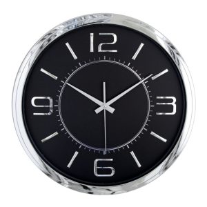 DUVAR SAATİ GÜMÜŞ-SİYAH (42 CM) ST353473 GS DUVAR SAATİ GÜMÜŞ-SİYAH (42 CM) ST353473 GS