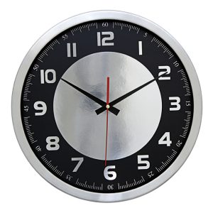 DUVAR SAATİ SİYAH-GÜMÜŞ (40 CM) ST353901 SG DUVAR SAATİ SİYAH-GÜMÜŞ (40 CM) ST353901 SG