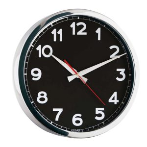 METAL DUVAR SAATİ SİYAH (40 CM) ST353601 SY METAL DUVAR SAATİ SİYAH (40 CM) ST353601 SY