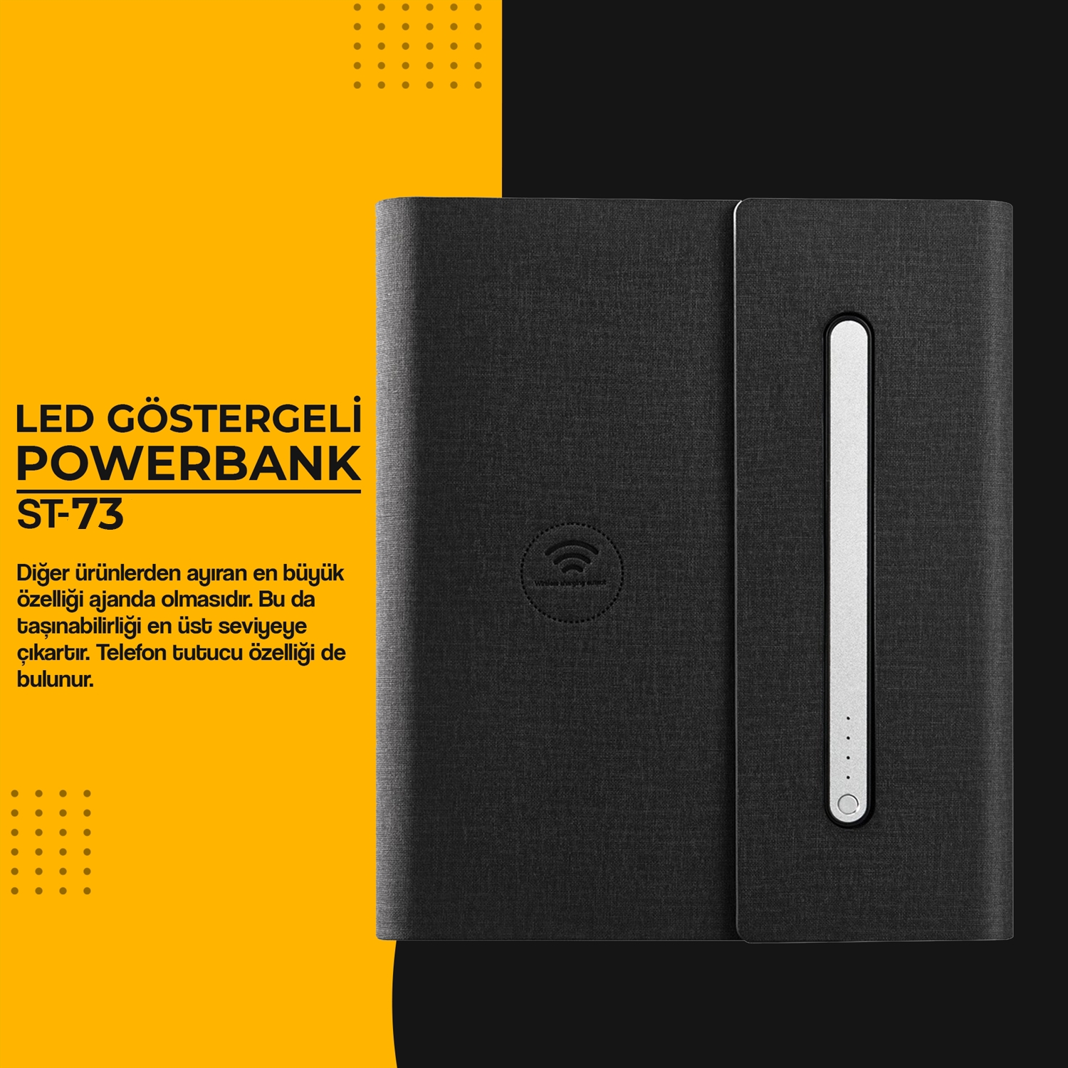 ST-73 - Wireless Organizer Ve Powerbank ST-73 - Wireless Organizer Ve Powerbank